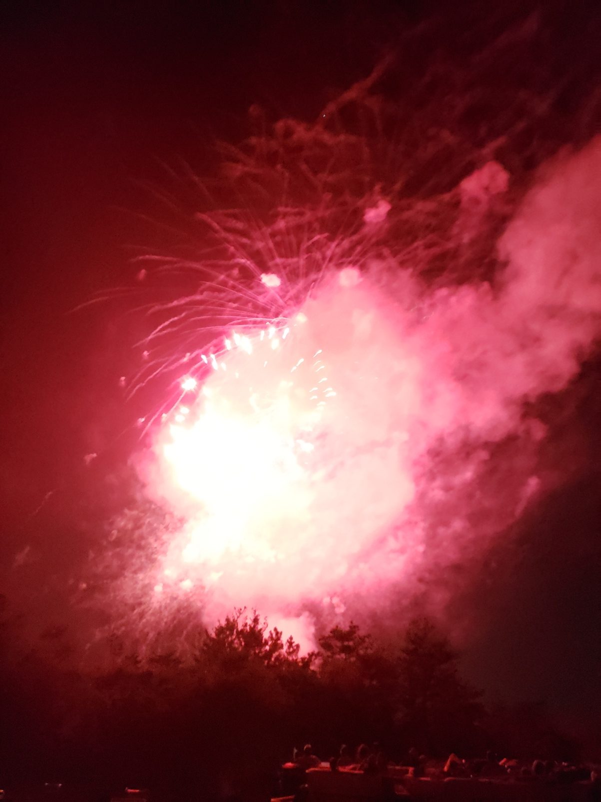 Fireworks Red Fireball