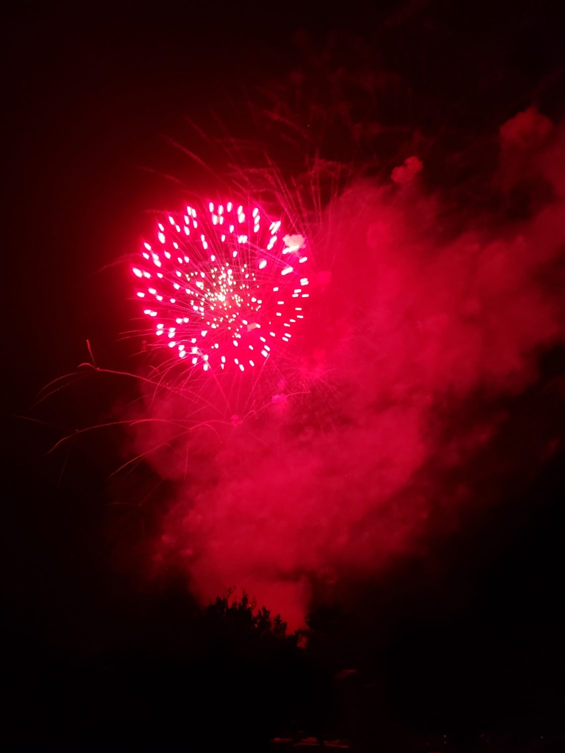 Fireworks Red Starburst